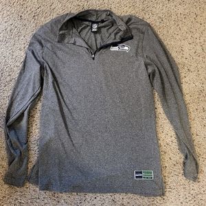 Seahawks Men's Large 1/4 Zip